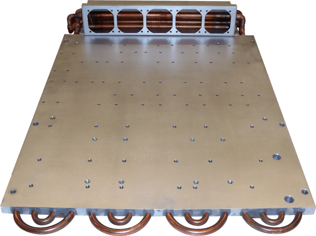 HydroBlok Design with embedded Heat Exchanger